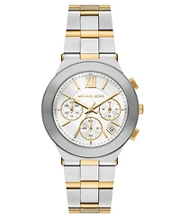 Michael Kors Women's Billie Quartz Chronograph Two-Tone Stainless Steel Watch 37mm