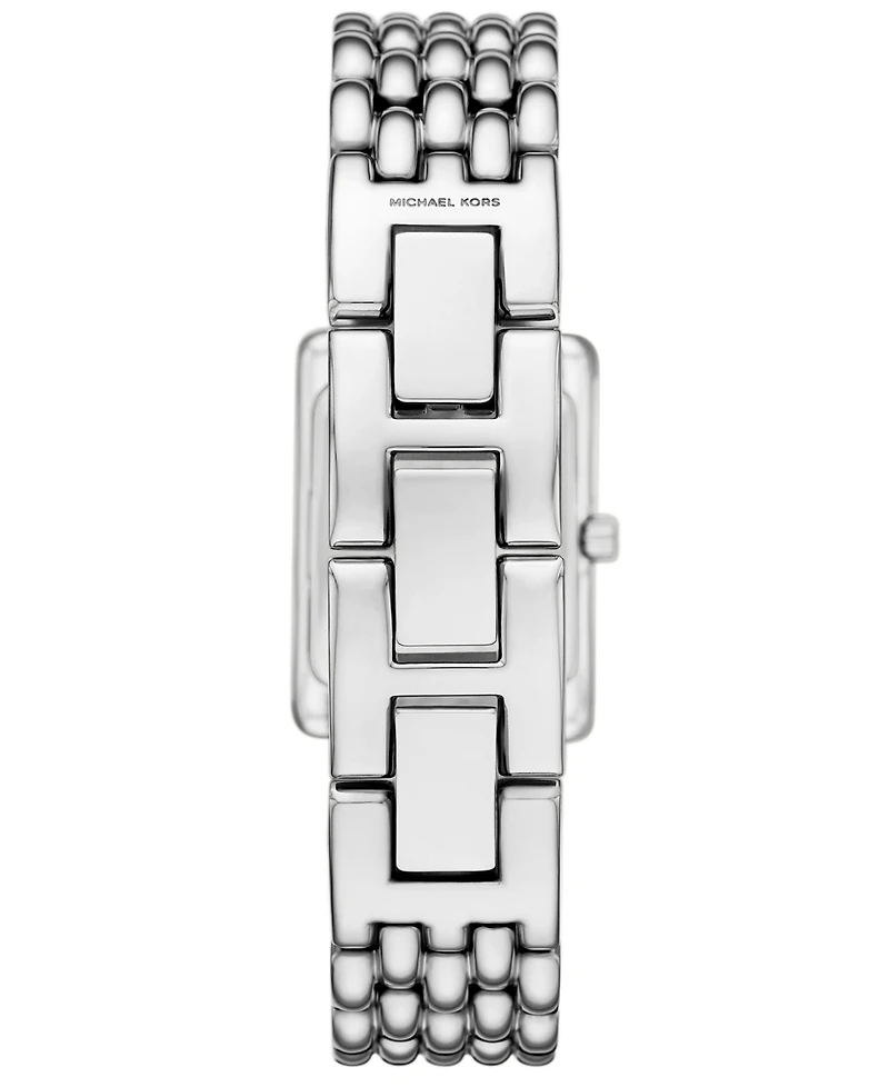 Michael Kors Women's Essex Quartz Three-Hand Silver Stainless Steel Watch 27mm