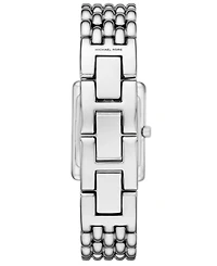 Michael Kors Women's Essex Quartz Three-Hand Silver Stainless Steel Watch 27mm