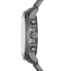 Michael Kors Men's Prescott Quartz Chronograph Gunmetal Stainless Steel Watch 44mm