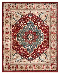Lauren Ralph Lauren Chloe LRL1221B Beige and Red 8' X 10' Area Rug
