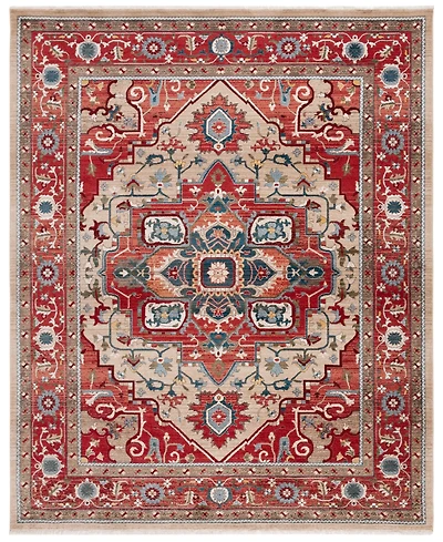 Lauren Ralph Lauren Quentin LRL1298C Red and Beige 9' X 12' Area Rug