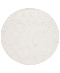Lauren Ralph Lauren Millie LRL6310A Ivory and Ivory 6' X 6' Round Area Rug