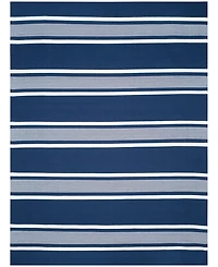 Lauren Ralph Lauren Hanover Stripe LRL2461A Navy 8' X 10' Outdoor Area Rug