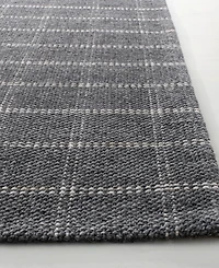 Lauren Ralph Lauren Tamworth Check LRL6450A Charcoal 4' X 6' Area Rug