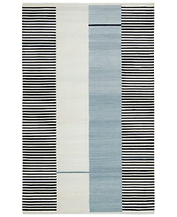Lauren Ralph Lauren Aryn Stripe LRL7310C Slate 5' X 8' Area Rug