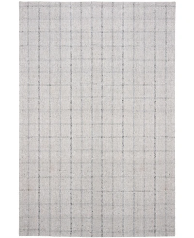 Lauren Ralph Lauren Tamworth Check LRL6450C Silver 5' X 8' Area Rug