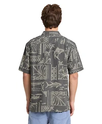 Quiksilver Waterman Men's Short -Sleeve Paradise Bay Shirt