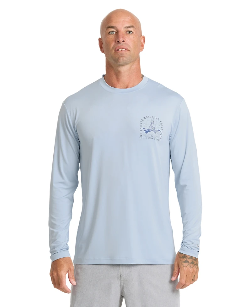Quiksilver Waterman Men's Long-Sleeve Cool Breeze T-Shirt