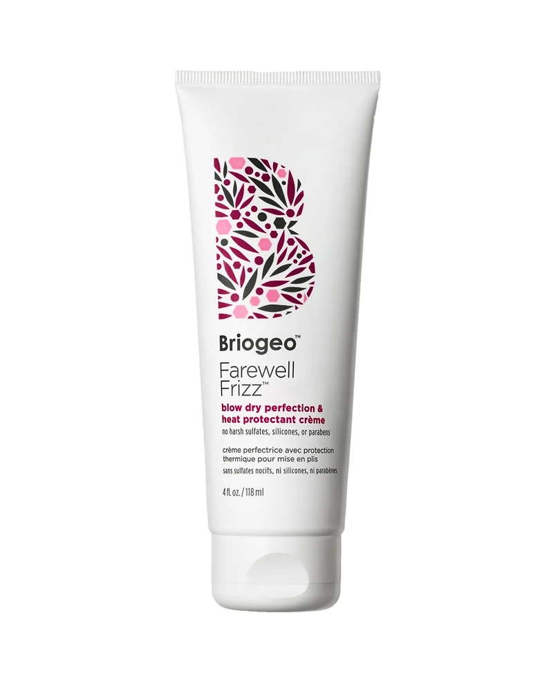 Briogeo Farewell Frizz Blow Dry Heat Protectant Creme, 4 oz.