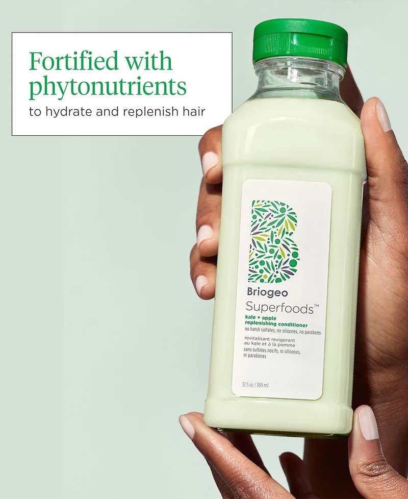 Briogeo Kale + Apple Replenishing Superfood Conditioner, 12.5 oz.