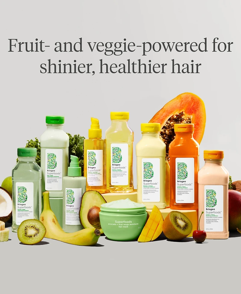 Briogeo Matcha + Apple Replenishing Shampoo, 12.5 oz.