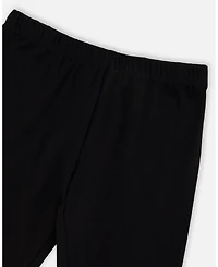 Deux par Deux Little Girls Cotton Jersey Capri