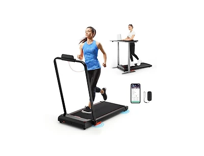 Hongge 3-in-1 Folding Treadmill with Remote Control and Led Display