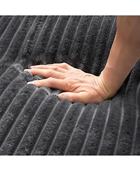 Famapy 106" Modular Sectional Sofa with Pillows, L-Shape Corduroy Cloud Couch