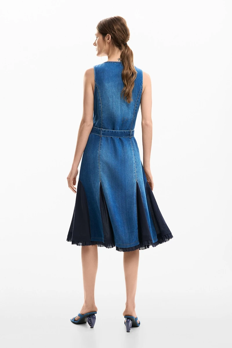 Desigual Women's Denim midi dress