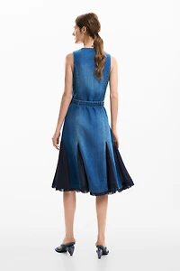 Desigual Women's Denim midi dress