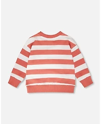 Deux par Deux Little Boys Hooded French Terry Cardigan Gradient - Toddler|Child