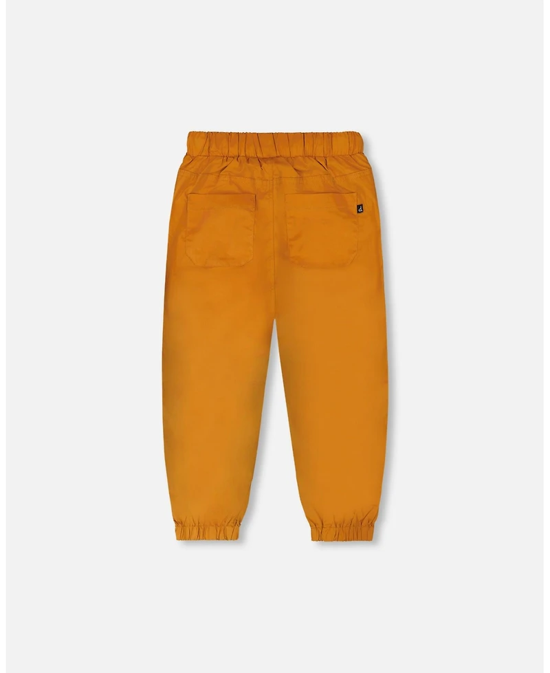 Deux par Deux Little Boys Parachute Jogger with Patch Pockets