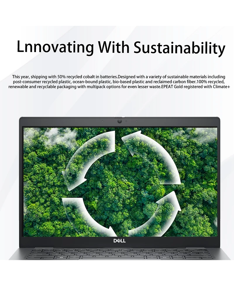 Dell Latitude 5000 Series 13.3" Traditional Laptop Intel Core Ultra 7 32GB Ram Intel Graphics 512GB Ssd Storage Windows 11 Pro 60Hz