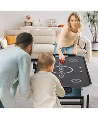 Slickblue Air Hockey Table with Led Scoreboard and Powerful Motor
