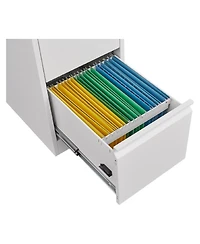 gaomon Metal Vertical Filing Cabinet with Lock and 3 Drawers