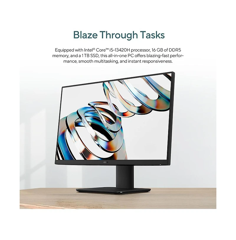 Asus 27" All-in-One Desktop Intel Core i5 13420H 16GB Ram 1TB Ssd Windows 11 Home Full Hd Touchscreen.