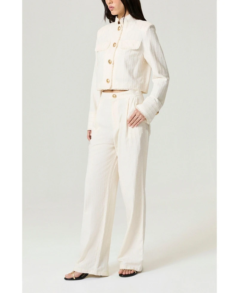 Nocturne Women's Embellished Utility Jacket