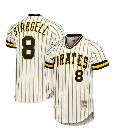 Mitchell & Ness Men's Willie Stargell White Pittsburgh Pirates Cooperstown Collection 1979 Authentic Jersey