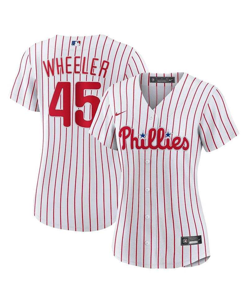 Nike Women's Zack Wheeler White Philadelphia Phillies Home Replica Jersey