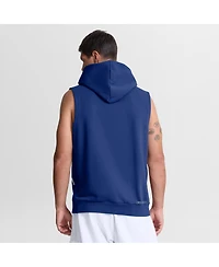 Nike Men's Royal Chicago Cubs Authentic Collection Standard Issue Dri-fit Sleeveless Hoodie