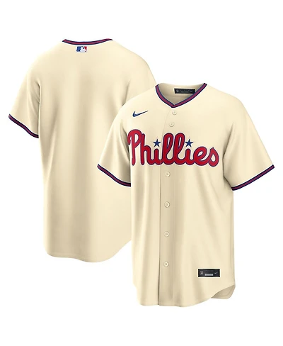 Nike Men's Cream Philadelphia Phillies Alternate Replica Jersey