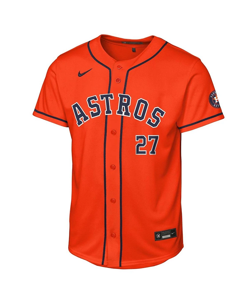 Nike Big Boys and Girls Jose Altuve Orange Houston Astros Alternate Stadium Jersey