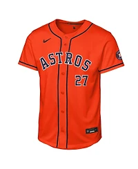 Nike Big Boys and Girls Jose Altuve Orange Houston Astros Alternate Stadium Jersey