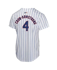 Nike Big Boys and Girls Pete Crow-Armstrong White Chicago Cubs Home Game Player Jersey