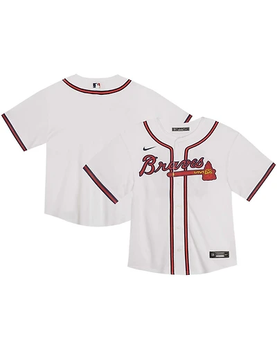 Nike Toddler White Atlanta Braves Home Game Jersey