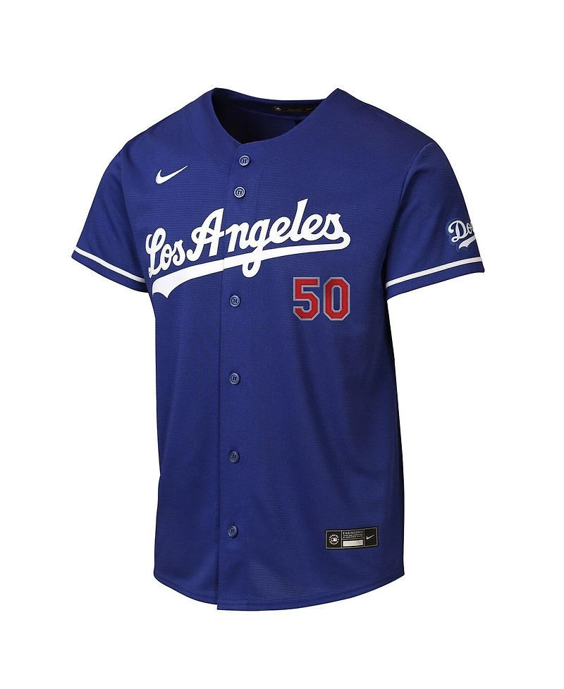 Nike Big Boys and Girls Mookie Betts Royal Los Angeles Dodgers Alternate Stadium Jersey