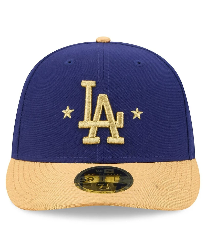 New Era Men's Royal Los Angeles Dodgers 2026 Gold Collection Low Profile 59FIFTY Fitted Hat