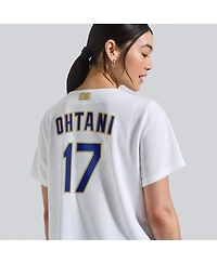Nike Women's Shohei Ohtani White Los Angeles Dodgers 2026 Gold Collection Stadium Jersey