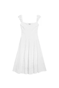 Desigual Women's Midi embroidered dress