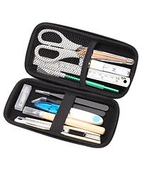 Gnuadz Milusong 9-in-1 Portable Tools Set Utility Craft Ruler Tape Measure Sewing Tweezers Diy Kit Household Office