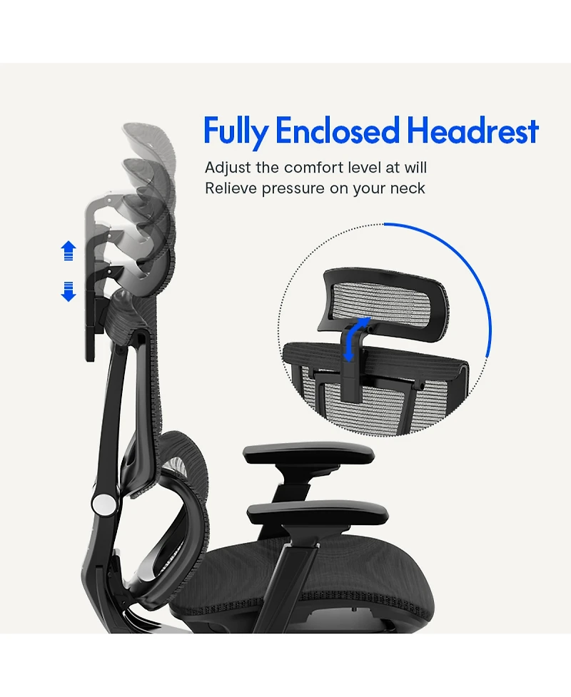 FlexiSpot Ergonomic Chair C7-Mesh Seat (No Footrest