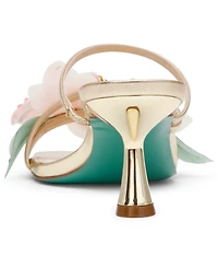 Betsey Johnson Women's Wells Floral Slide Dress Sandals