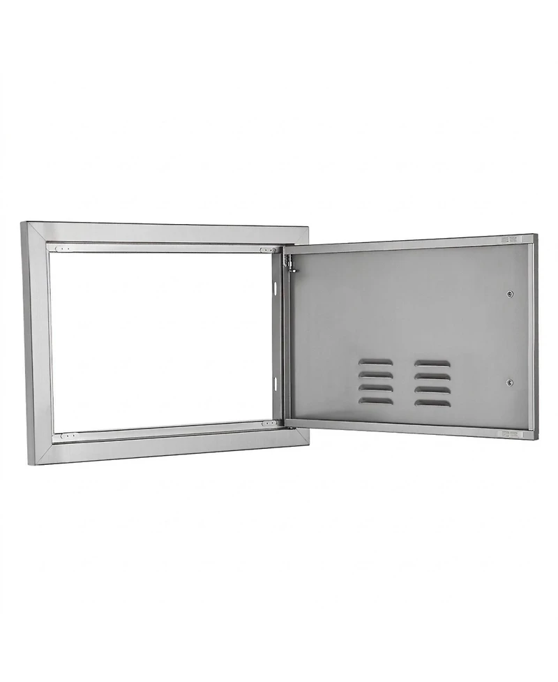 Sugift Single Stainless Steel Bbq Access Door 20W x 14H in for Bbq Island Grilling