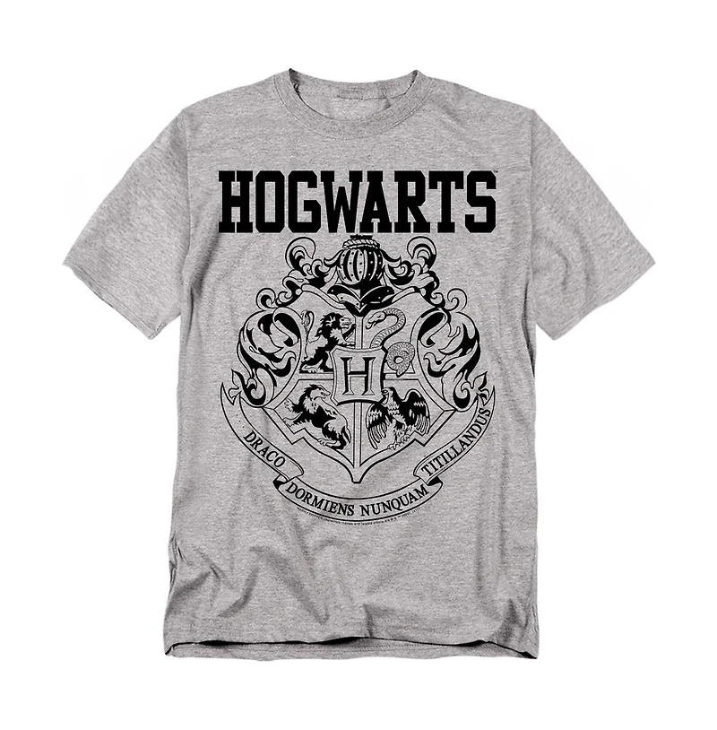 Harry Potter Men's Hogwarts Graphic Athletic T-Shirt