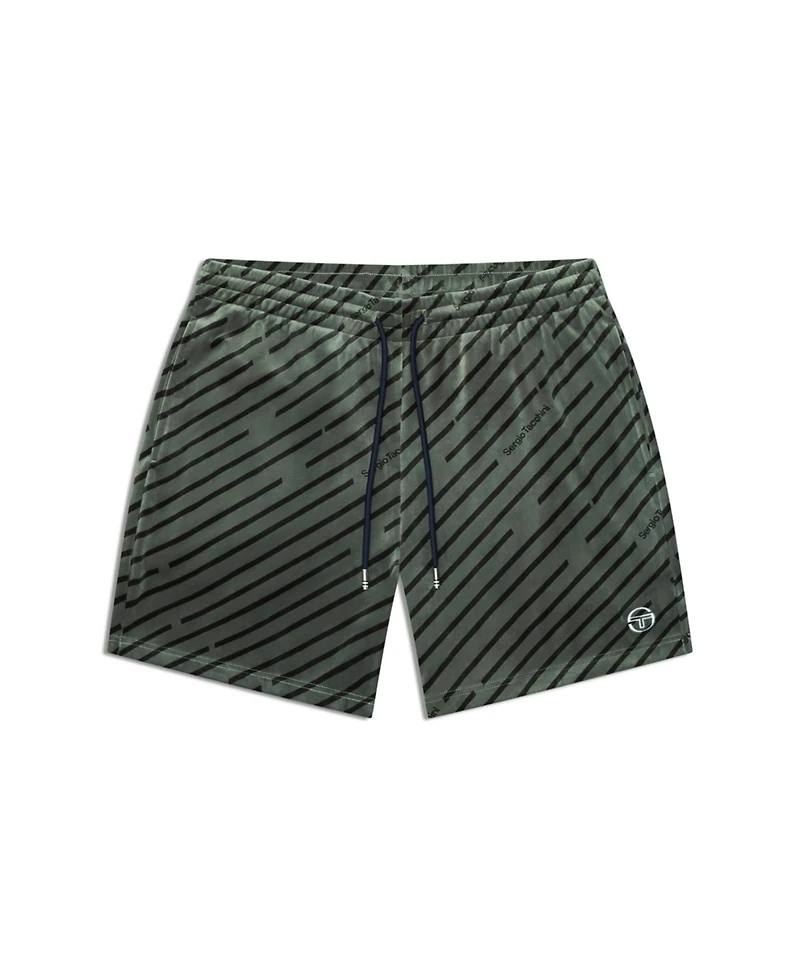 Sergio Tacchini Men's Obliquo Velour Short
