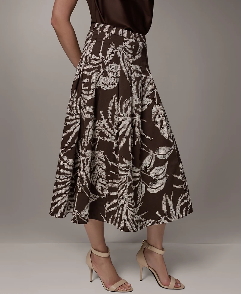 Donna Karan New York Women's Pleated Midi Skirt