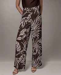Donna Karan New York Women's Printed Mid Rise Pants