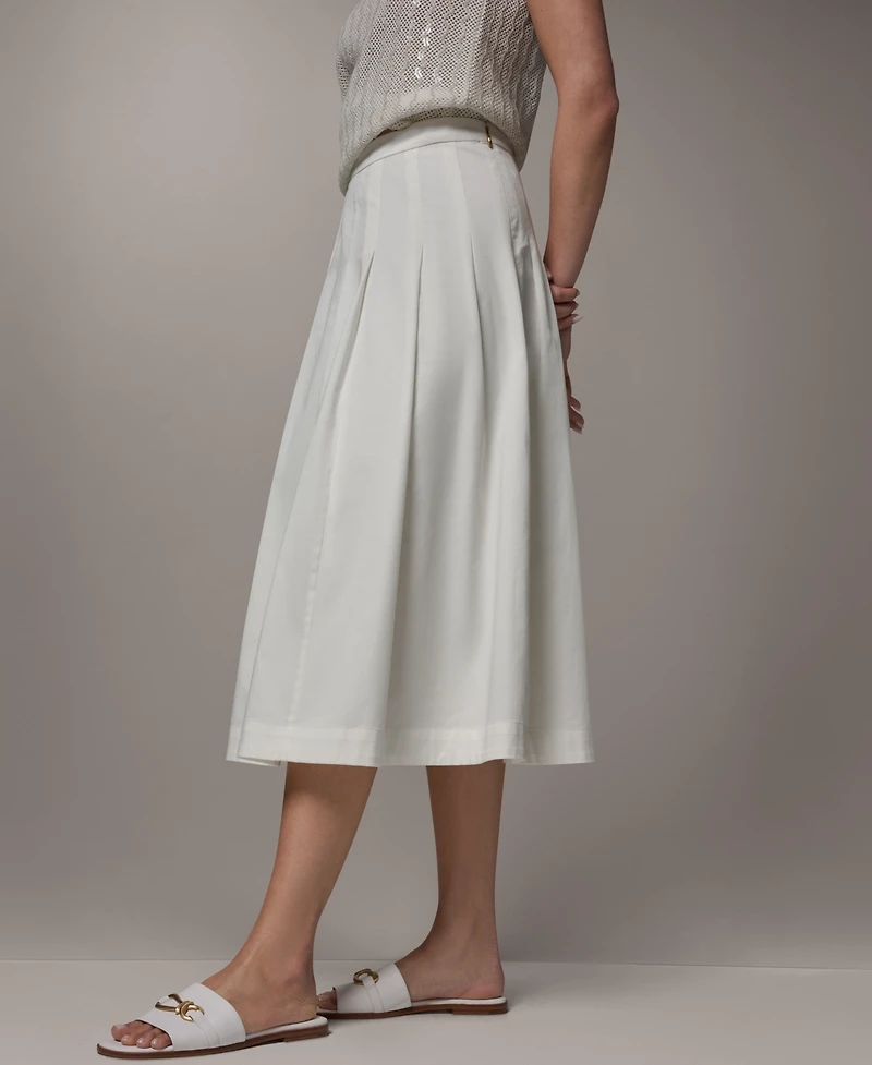 Donna Karan New York Women's Pleated Midi Skirt