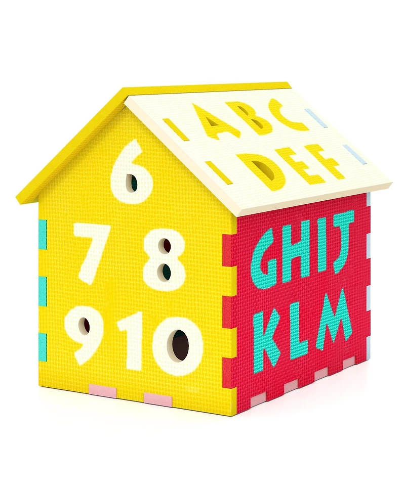 Slickblue Puzzle Floor Mats with Interlocking Alphabet and Number for Kids